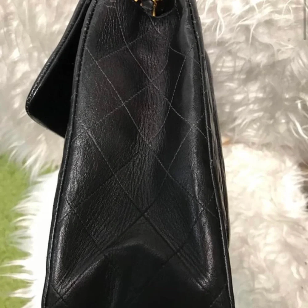 Chanel jumbo vintage flap lambskin bag - Picture 5 of 15